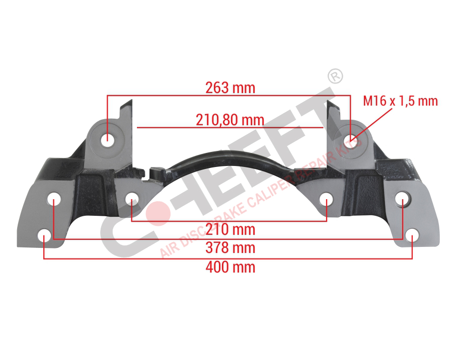 Скоба суппорта WABCO PAN 22-1(левая) ANDAC 081030190