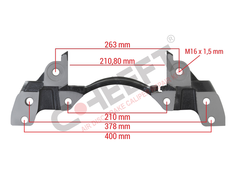 Скоба суппорта Wabco PAN22-1(правая) ANDAC 081030191