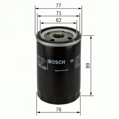 Фильтр масляный LEXUS GS/IS/LS/RX/SC 200/300/400/430 3/93, TOYOTA Camry 2.5/3.02/88- 0986452044