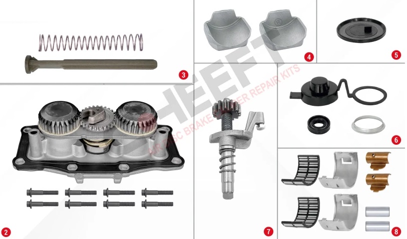 Р/К суппорта MERITOR ELSA 2 полный (без направляющих) CHEEFT 200111