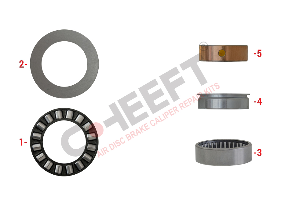 РМК суппорта MERITOR LISA C/D (Комплект подшипников и втулок ) CHEEFT 2196