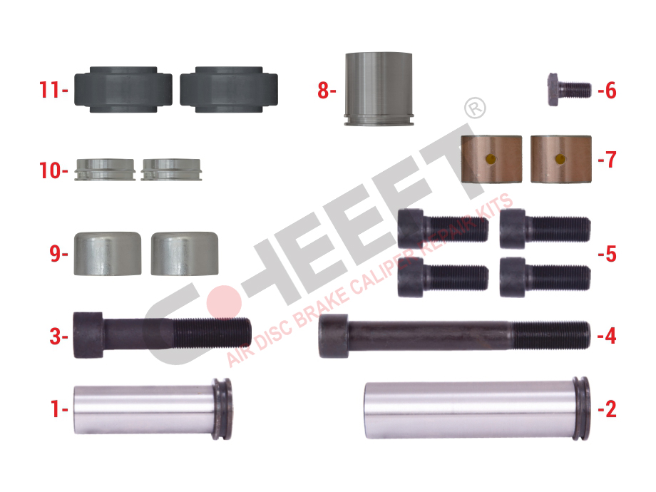 РМК суппорта MERITOR ELSA 2, Renault (Комплект направляющих) CHEEFT 2231