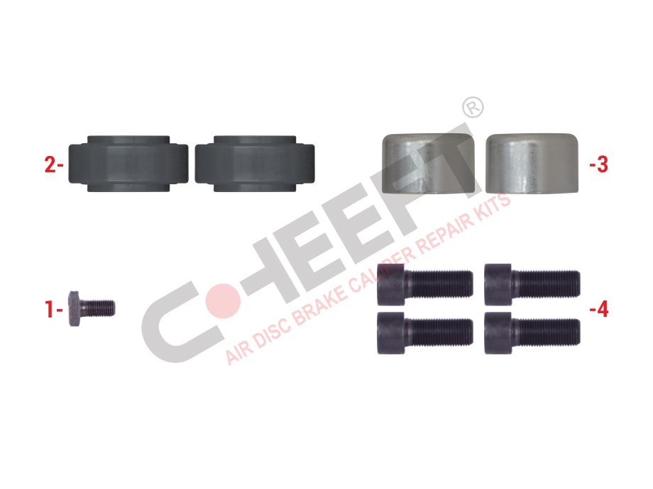 РМК суппорта MERITOR ELSA 195/225 (крышки с пыльниками и болтами) CHEEFT 2274