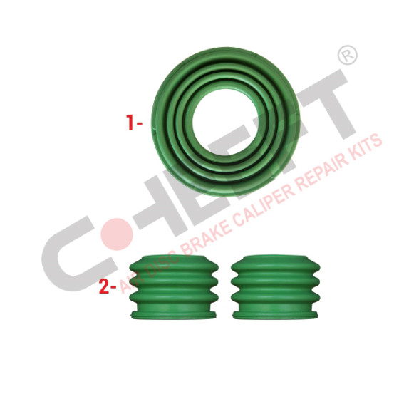 Комплект пыльники направляющих суппорт WABCO 17.5 FREENCO 303460
