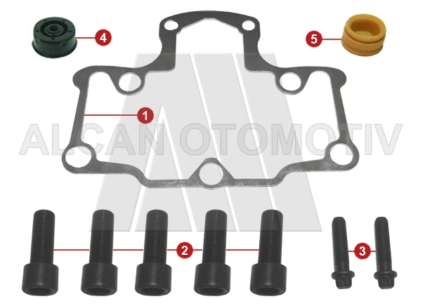 РМК суппорта WABCO DOUBLE PAN19/22 (прокладка, болты заглушки) DOUBLE PISTON ALCAN ALC4036