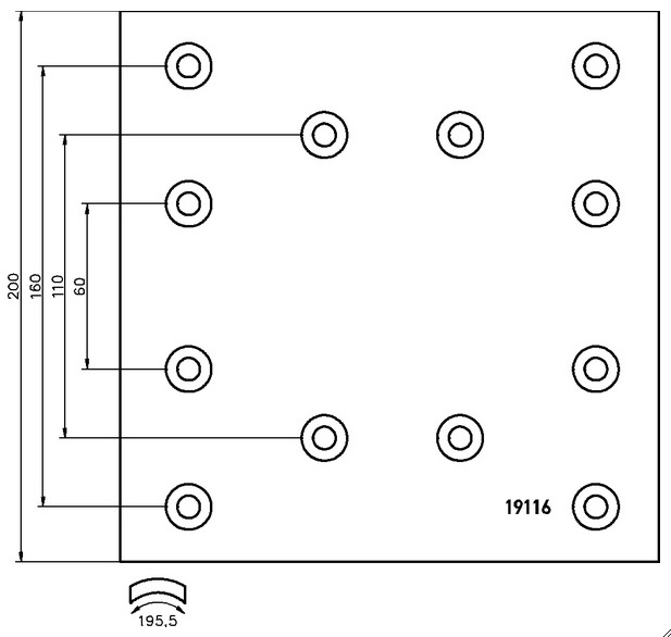 Накладки тормозные комплект EMMERE AS5029