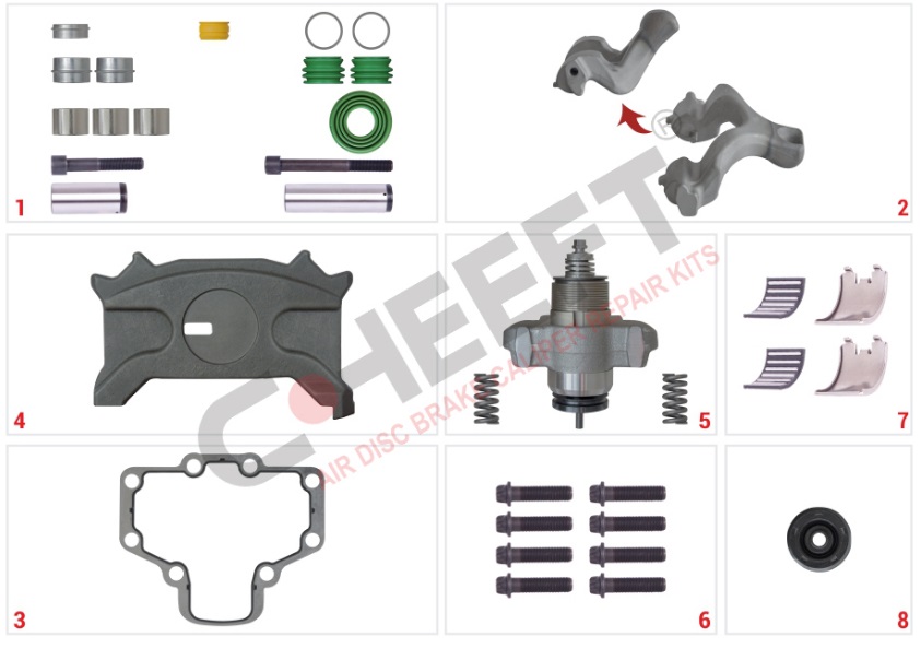 РМК суппорта WABCO PAN22-1, SAF (Полный, правый) CHEEFT CHS3017