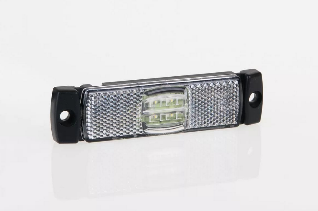 Фонарь габаритный FRISTOM LED белый провод FT017BLED