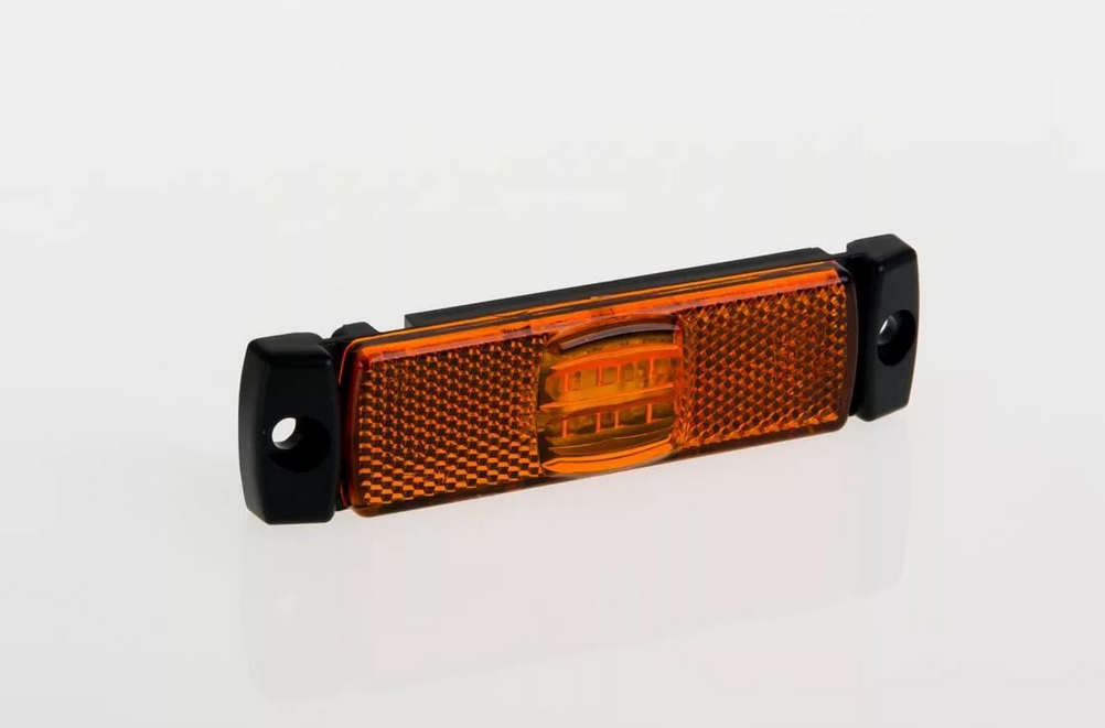 Фонарь габаритный прицепа желтый с проводом LED FRISTOM FT017ZLED