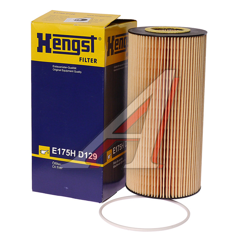 Фильтр масляный (вставка) MB, EVOBUS, SETRA, KAMAZ, H-264, D1-113, D2-45 HENGST E175HD129